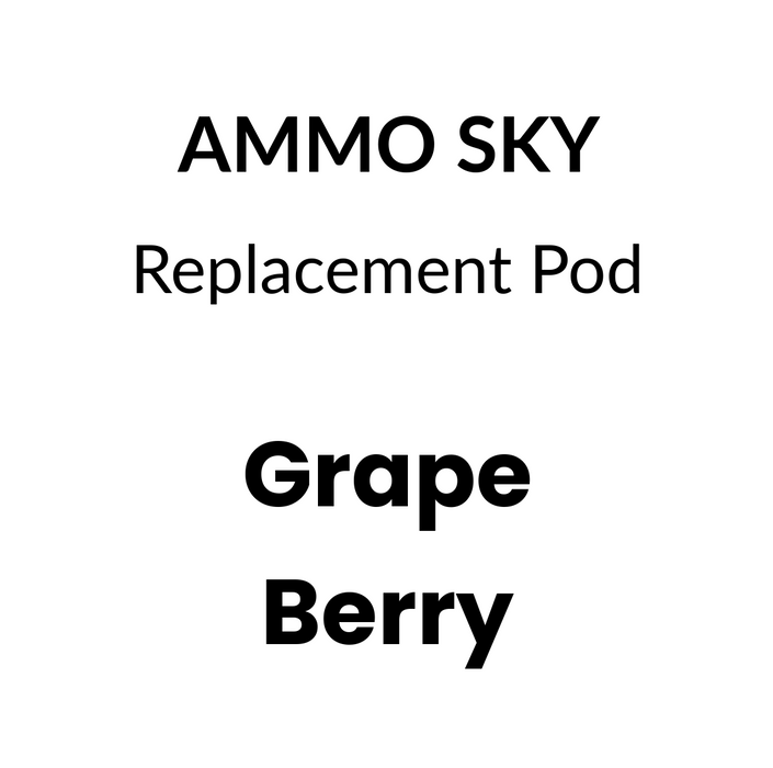 Ammo SKY Pod 20mg/mL - Grape Berry 6500 puffs