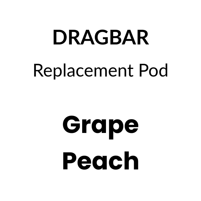 Dragbar ICZ Max Prefilled Pod 10K Puffs - Grape Peach