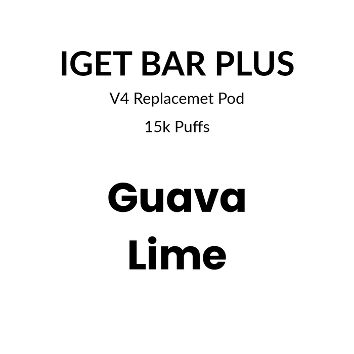 IGET Bar Plus Pod 4.0 15000 puffs – Guava Lime