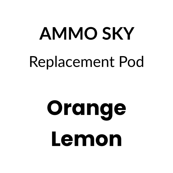 Ammo SKY Pod 20mg/mL - Orange Lemon 6500 puffs
