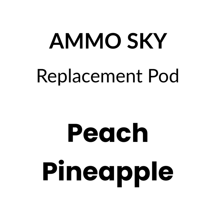 Ammo SKY Pod 20mg/mL - Peach Pineapple 6500 puffs