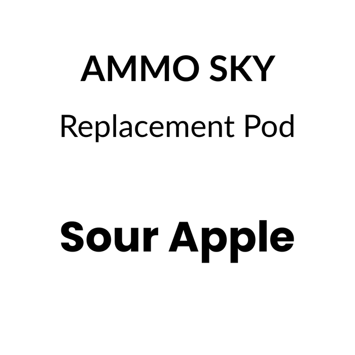 Ammo SKY Pod 20mg/mL - Sour Apple 6500 puffs