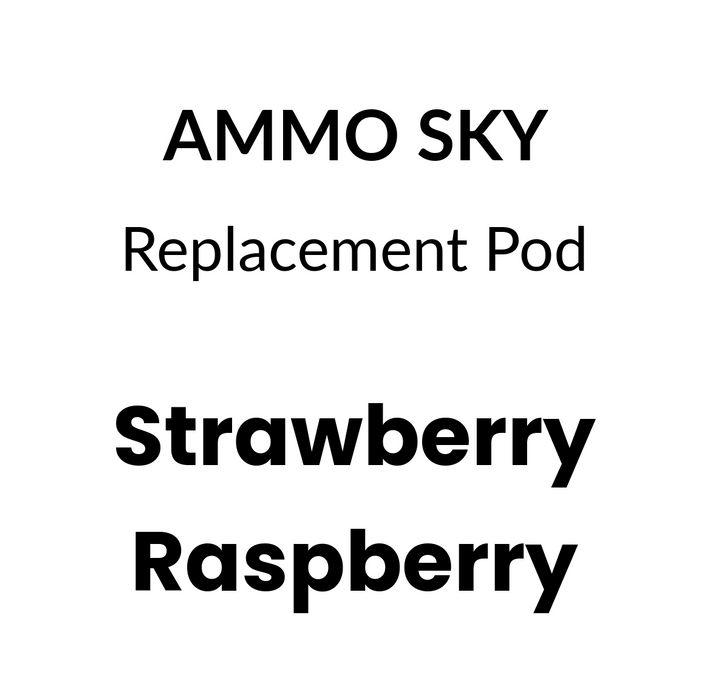 Ammo SKY Pod 20mg/mL - Strawberry Raspberry 6500 puffs