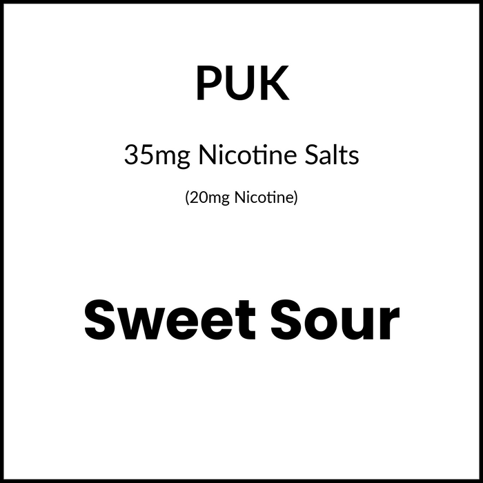 Drinks - puk. Pod - Sweet Sour 35mg