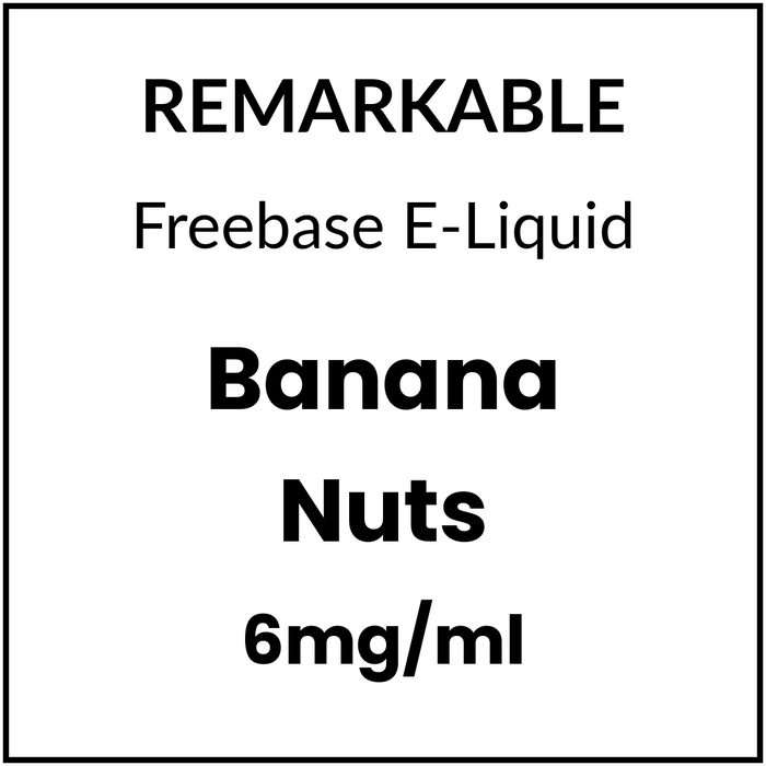 Remarkable - Banana Nuts 60ml/6mg