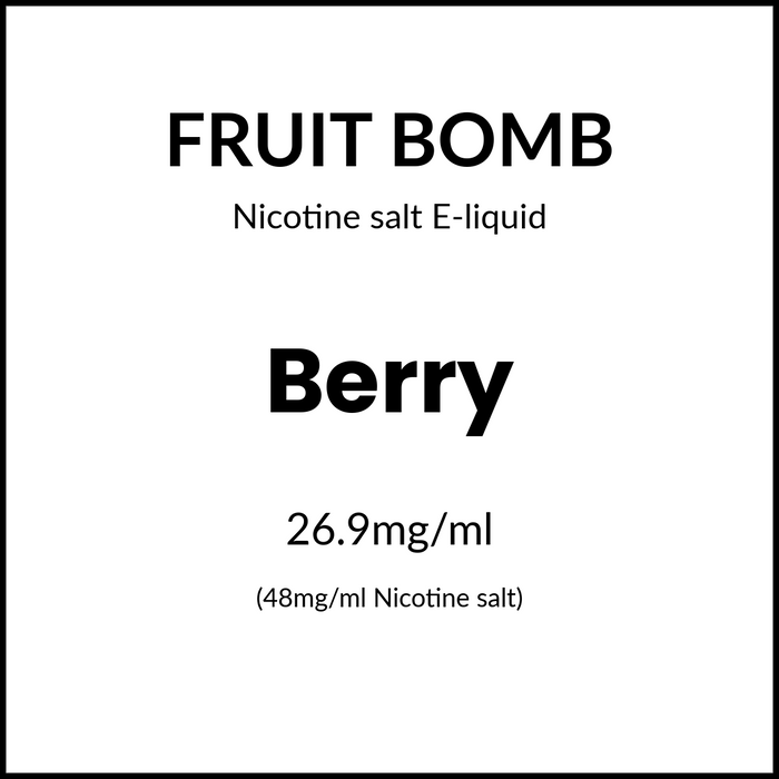 Fruit Bomb Salts - Berry 30ml/48mg