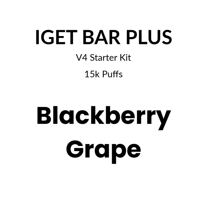 IGET Bar Plus Kit 4.0-Blackberry Grape