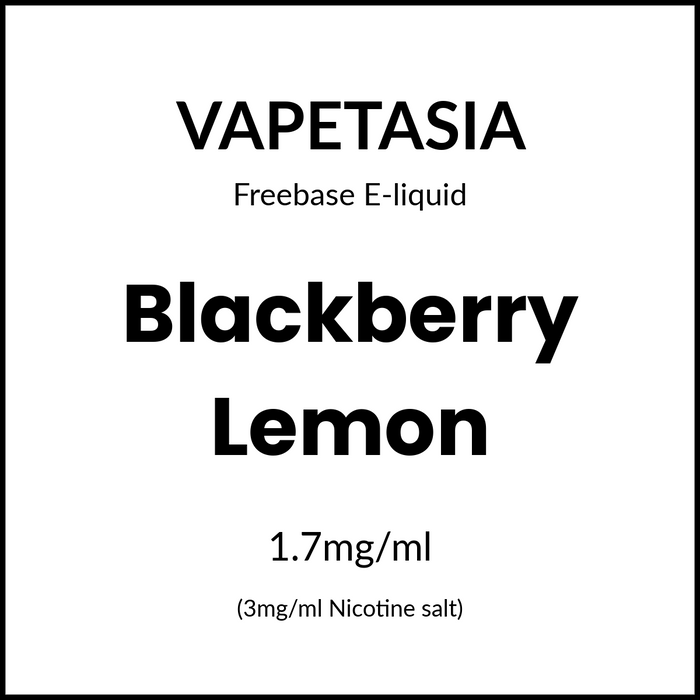 Vapetasia Lemonade - Blackberry Lemon 100ml/3mg