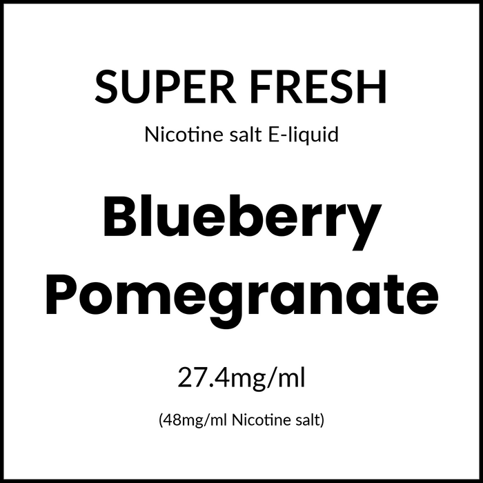 Super Fresh Salts - Blueberry Pomegranate 48mg/30ml