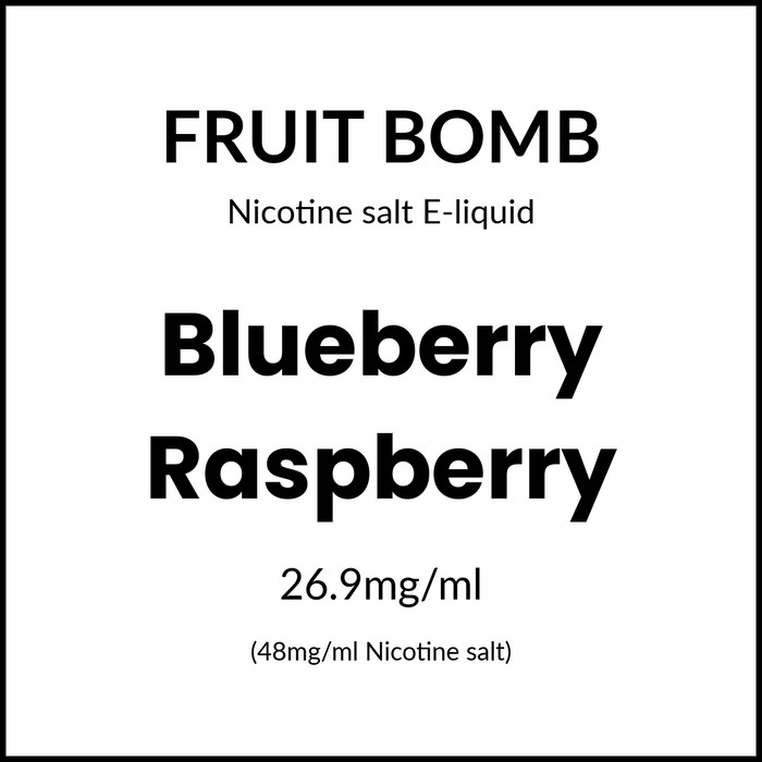 Fruit Bomb Salts - Blueberry Raspberry 30ml/48mg