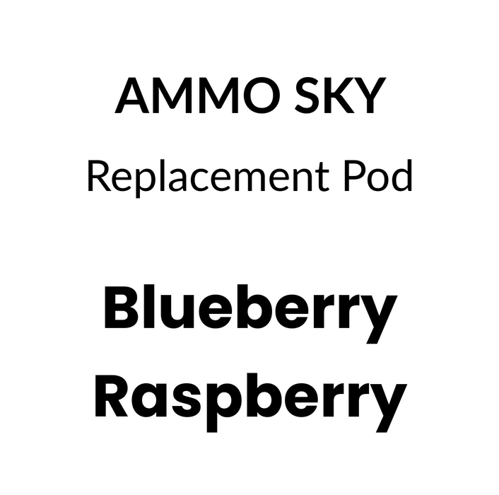 Ammo SKY Pod 20mg/mL - Blueberry Raspberry 6500 puffs