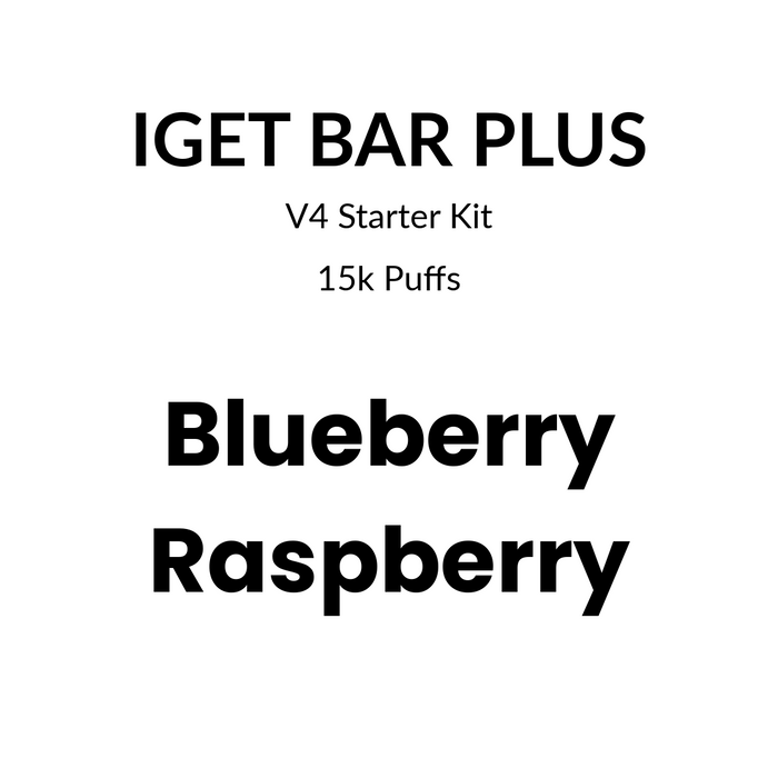 IGET Bar Plus Kit 4.0-Blueberry Raspberry