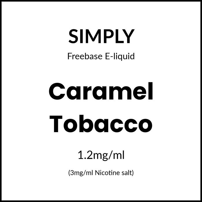 Simply Tobacco - Caramel Tobacco 60ml/3mg