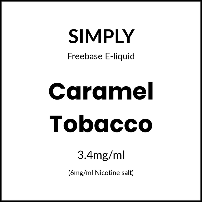 Simply Tobacco - Caramel Tobacco 60ml/6mg