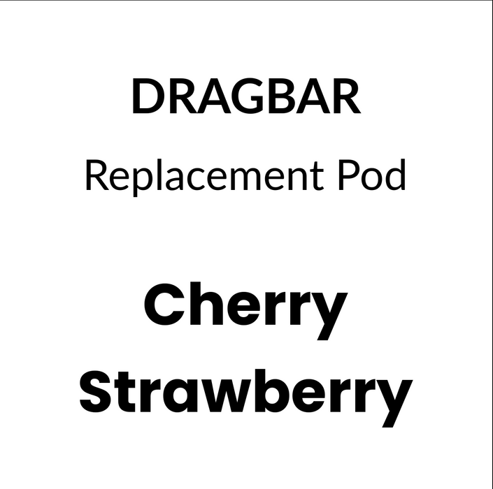 Dragbar ICZ Max Prefilled Pod 10K Puffs - Cherry Strawberry