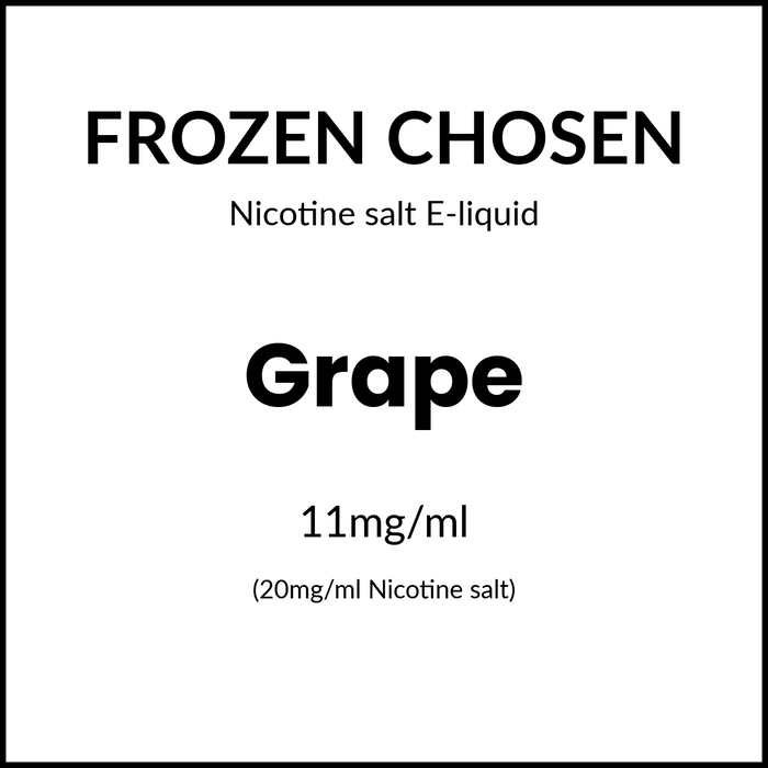 FROZEN CHOSEN SALTS - GRAPE 30ml/20mg