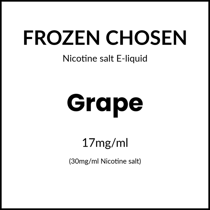 FROZEN CHOSEN SALTS - GRAPE 30ml/30mg