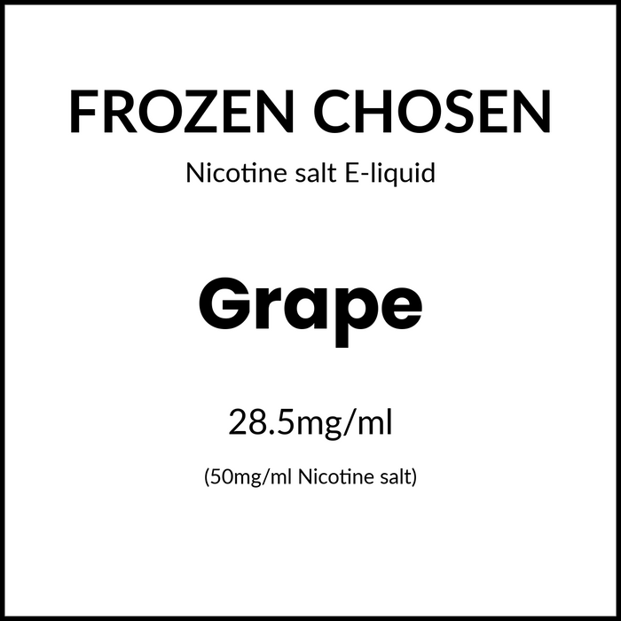 FROZEN CHOSEN SALTS - GRAPE 30ml/50mg
