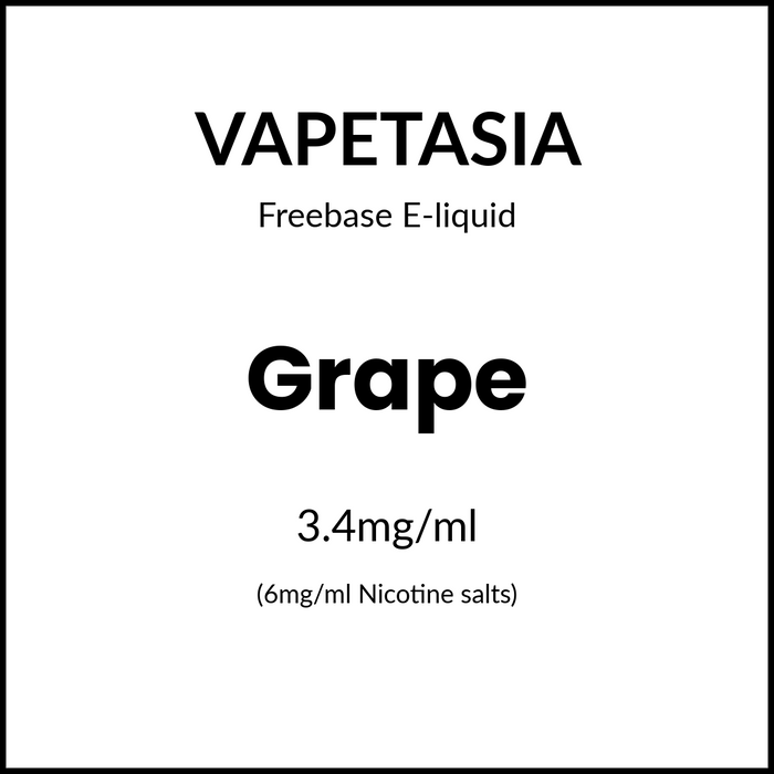 Vapetasia Killer Fruits - Grape 100ml/6mg