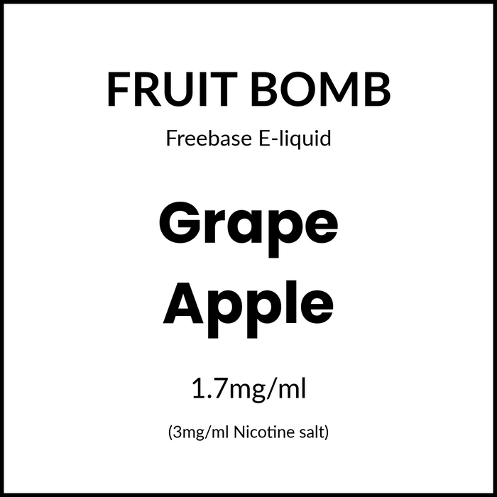 Fruit Bomb - Grape Apple 60ml/3mg
