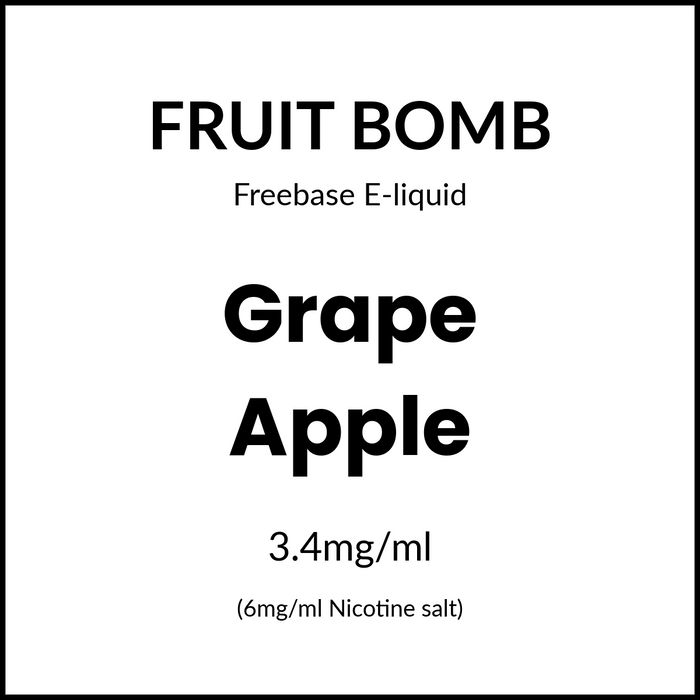 Fruit Bomb - Grape Apple 60ml/6mg