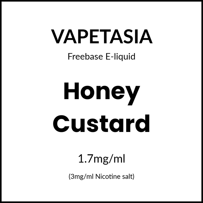 Vapetasia Killer Kustard - Honey Custard 100ml/3mg