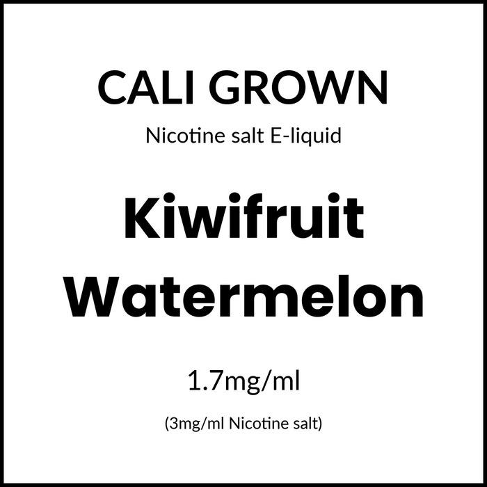 Cali Grown Subohm Salts - Kiwifruit Watermelon 60ml/3mg