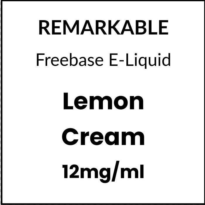 Remarkable - Lemon Cream 60ml/12mg