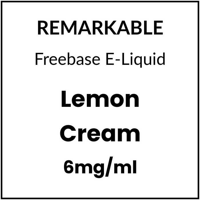 Remarkable - Lemon Cream 60ml/6mg