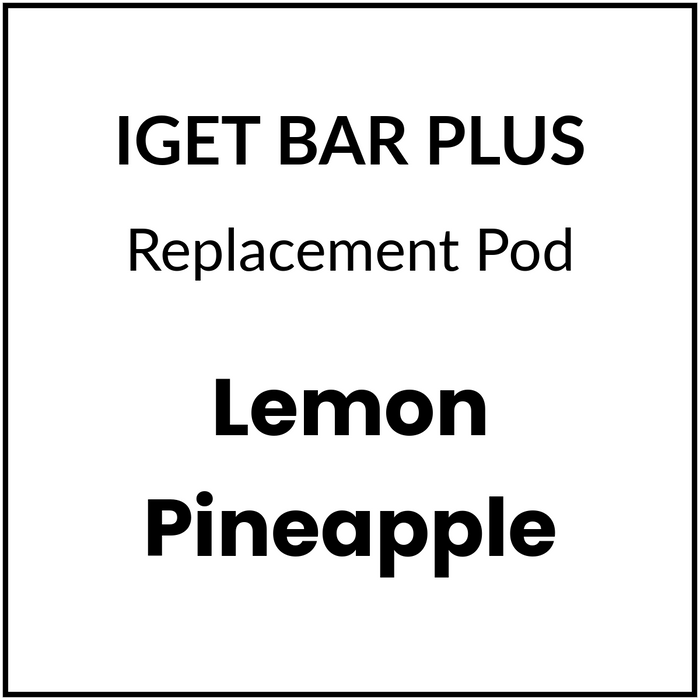 iGET Bar PLUS Pod V3 (10000 Puffs) - Lemon Pineapple