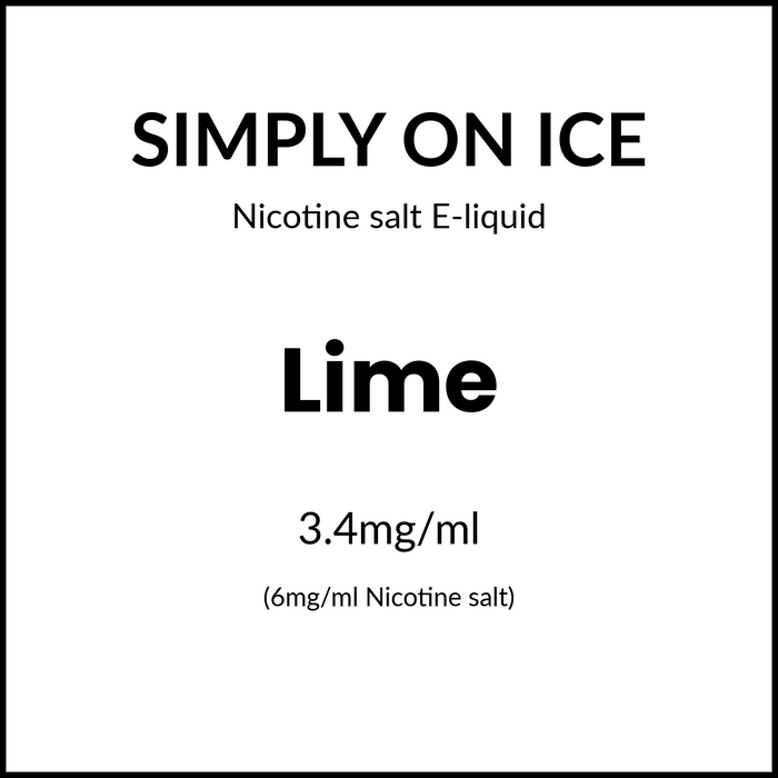 Simply On Ice - Lime 60ml/6mg