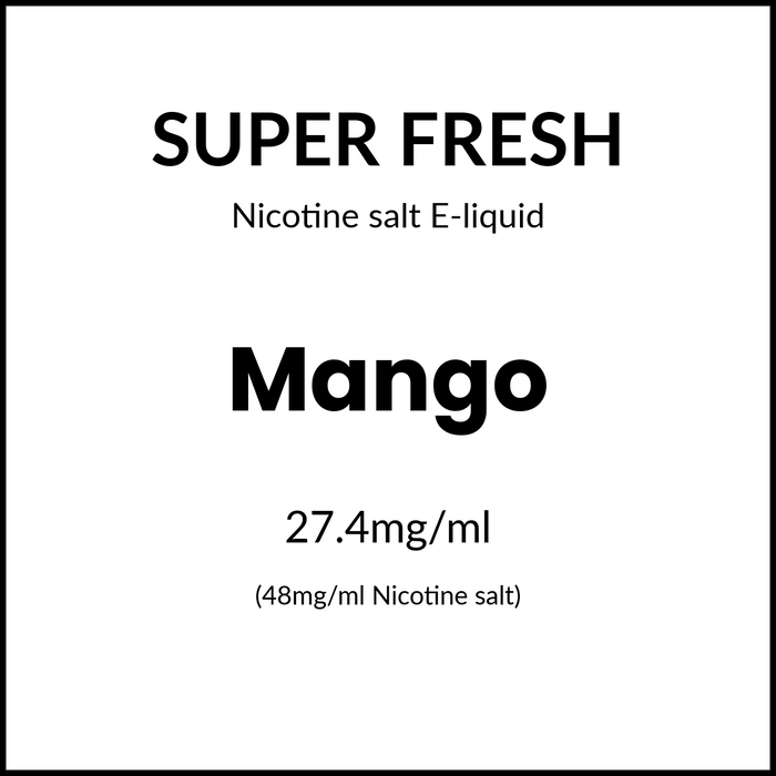 Super Fresh Salts - Mango 48mg/30ml