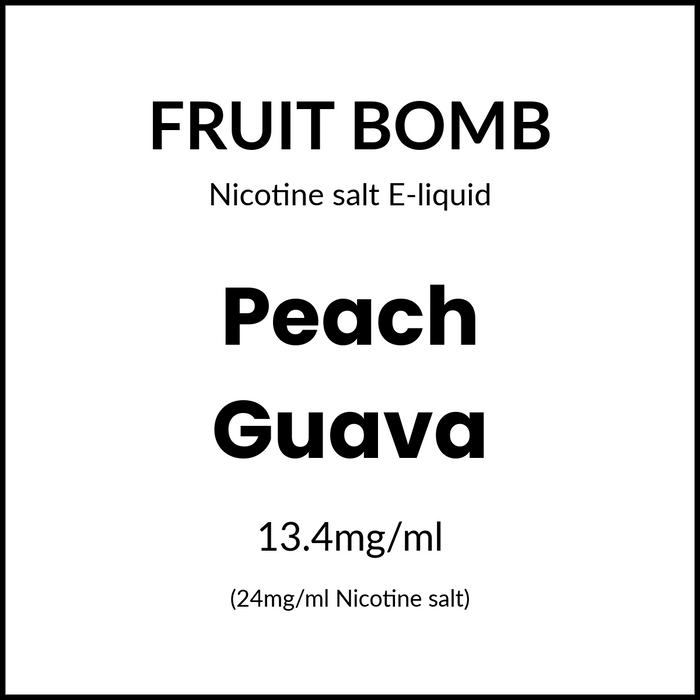 Fruit Bomb Salts - Peach Guava 30ml/24mg