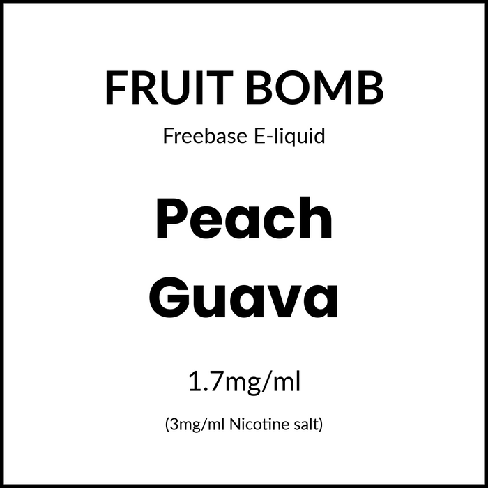 Fruit Bomb - Peach Guava 60ml/3mg