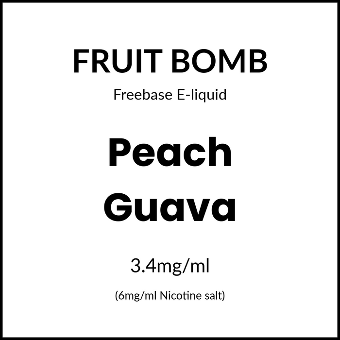 Fruit Bomb - Peach Guava 60ml/6mg