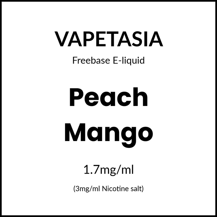 Vapetasia Killer Fruits - Peach Mango 100ml/3mg
