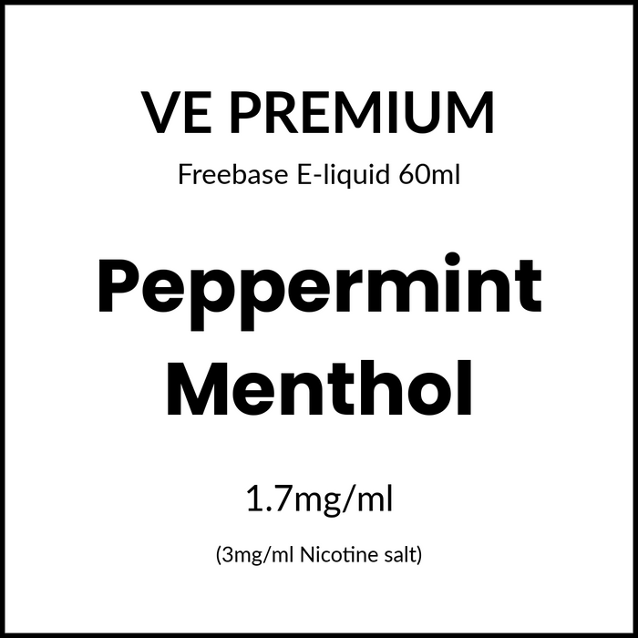 VE Premium - Peppermint Menthol 60ml 3mg