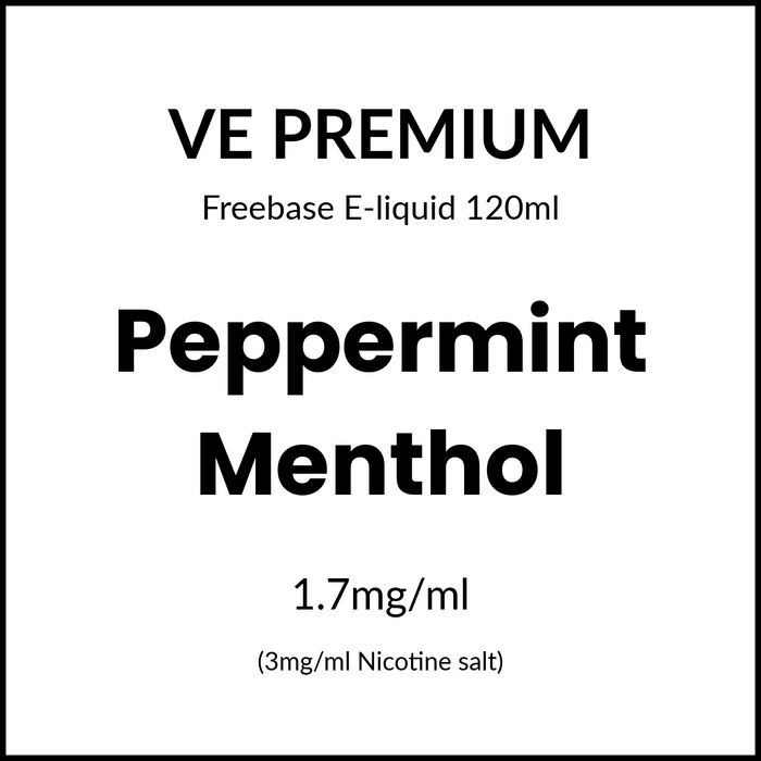 VE Premium - Peppermint Menthol 120ml /3mg