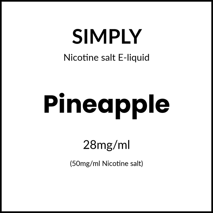 Simply Salts - Pineapple 30ml/50mg