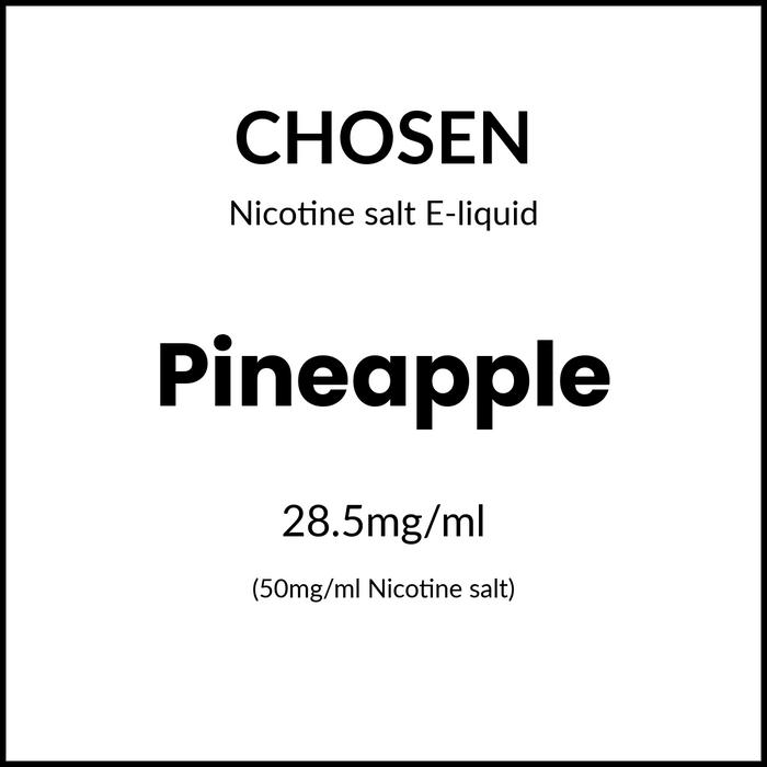 CHOSEN SALTS - PINEAPPLE 30ml/50mg