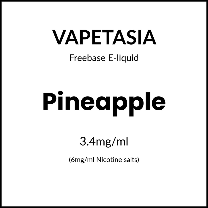 Vapetasia - Pineapple 100ml/6mg