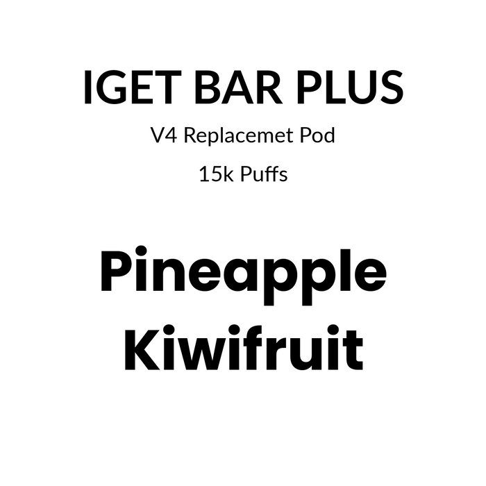 IGET Bar Plus Pod 4.0 15000 puffs – Pineapple Kiwifruit
