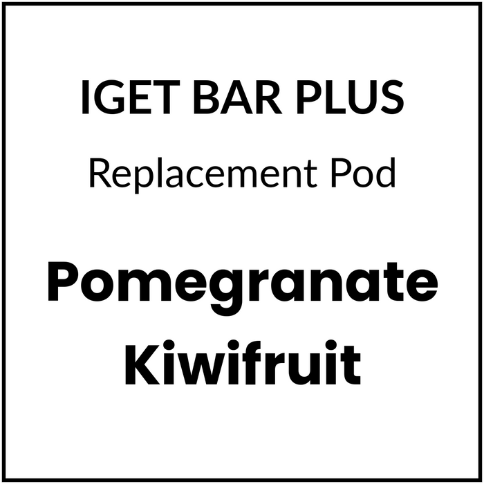 iGET Bar PLUS Pod V3 (10000 Puffs) - Pomegranate Kiwifruit