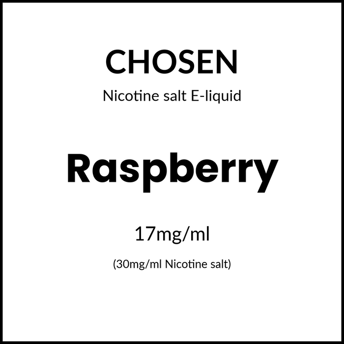 CHOSEN SALTS - RASPBERRY 30ml/30mg
