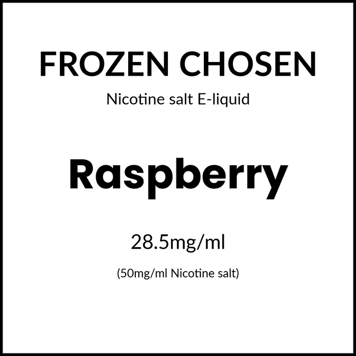 FROZEN CHOSEN SALTS - Raspberry 30ml/50mg