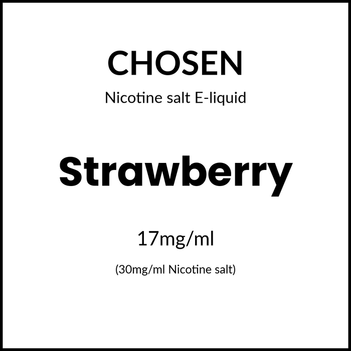 CHOSEN SALTS - STRAWBERRY 30ml/30mg