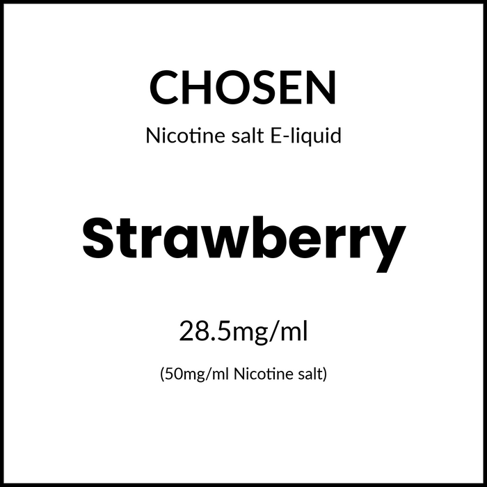CHOSEN SALTS - STRAWBERRY 30ml/50mg