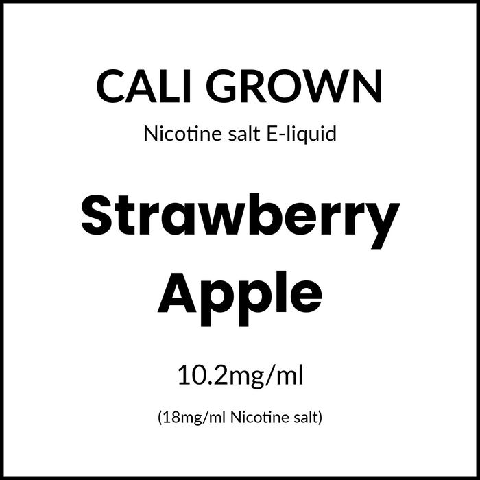 Cali Grown Subohm Salts - Strawberry Apple 60ml/18mg