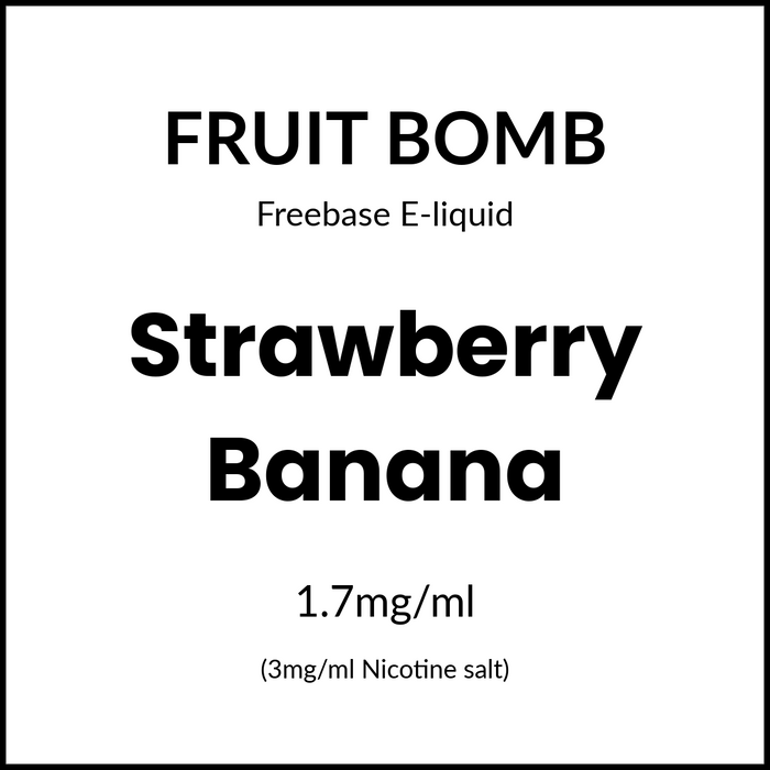 Fruit Bomb - Strawberry Banana 60ml/3mg