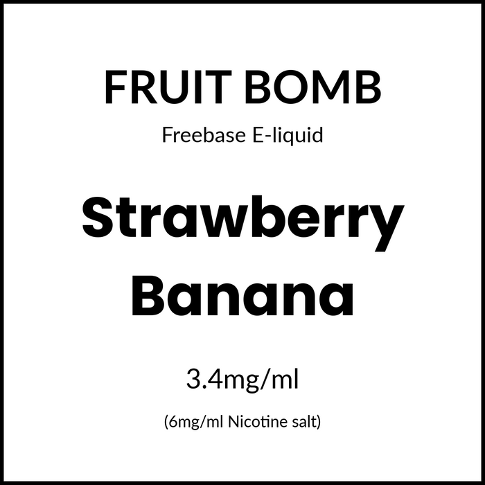 Fruit Bomb - Strawberry Banana 60ml/6mg